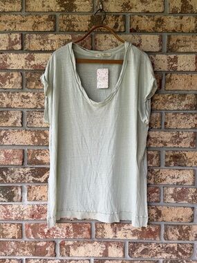 We the Free Under the Sun Coverup Tee NWT Women’s Size Large Sage Green Beauty!